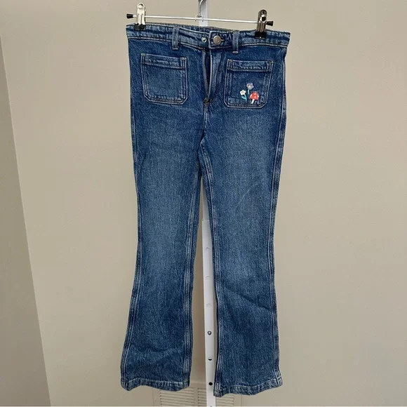 H&M FLARED LEG JEANS size 8 kids. NWT - Picture 2 of 5